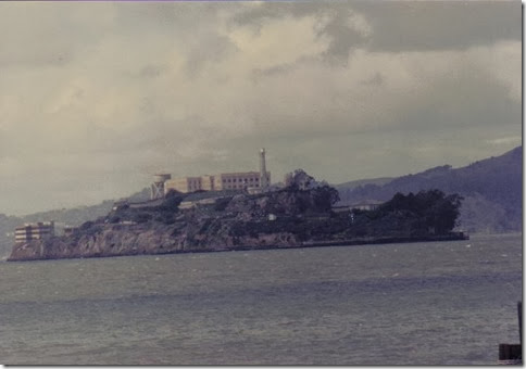 Alcatraz Island in San Francisco, California on March 16, 1992