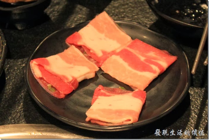 台南-逐鹿焊火燒肉。鹽蔥豬五花