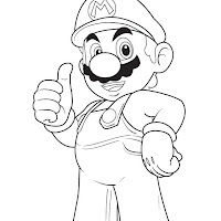 Mario thumb illustrator