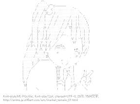 [AA]北白川あんこ ピース （たまこまーけっと）