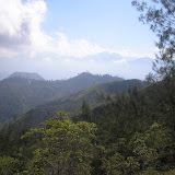 Gunung Meja (Table Mountain) seen from the ascent up Iya (Daniel Quinn, July 2011)