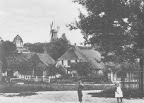 Markt um 1919 (?). Fam. Blanken, aus: H. Siewert Rund um den Scharmbecker Marktplatz - damals. Verl. H. Saade, 1983.