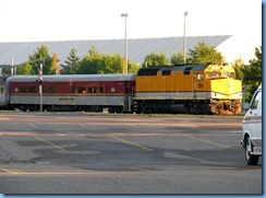 5420 Ontario - Sault Ste Marie - train pulling into Agawa Canyon Tour Train Depot