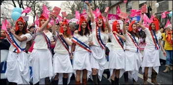 protesto contra casamento gay França