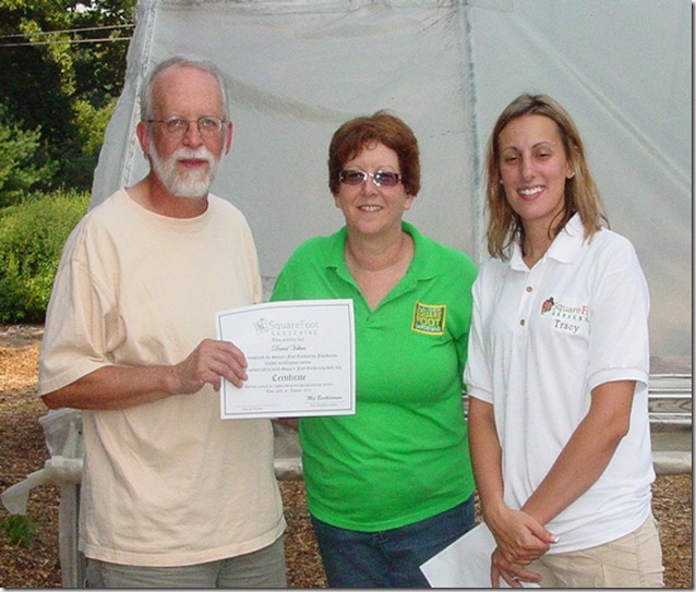 David receiving his SFG Instructor certificate