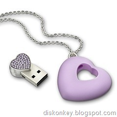 Crystal Heart USB flash drive 1 Crystal Heart USB flash drive 1