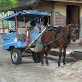 Cidomo - only means of transport on Gili islands. engine vehicles are forbidden.
