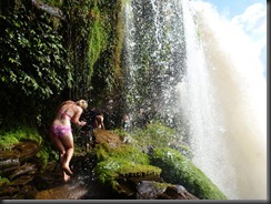 AF - Heather behind waterfall