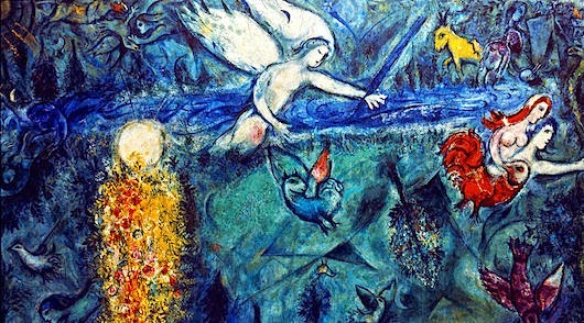 Chagall adam and eve