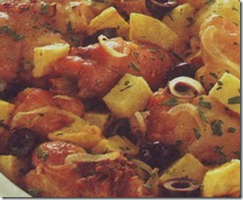 Filetto con patate e olive 