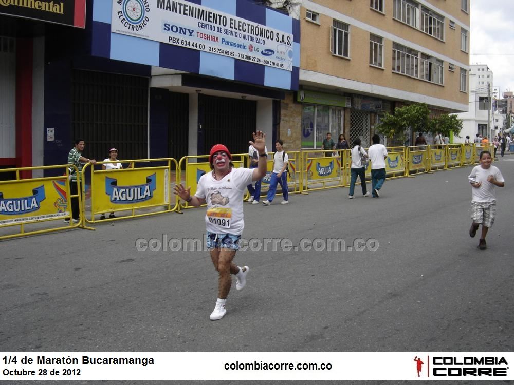 cuarto de maraton ciudad de bucaramanga 2012