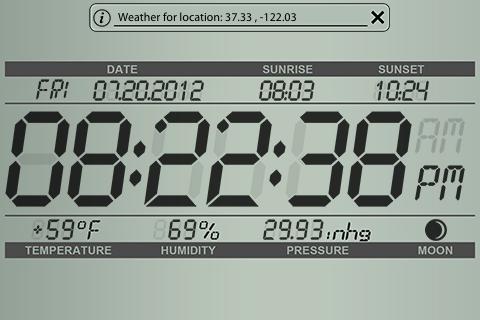 Weather Clock