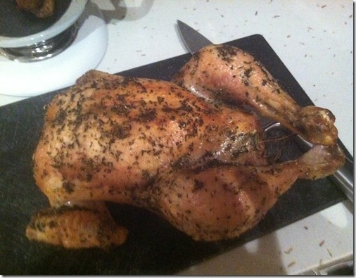 chicken after