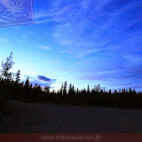 Procurando a Aurora e o sol da meia-noite -  Whitehorse, Yukon, Canada
