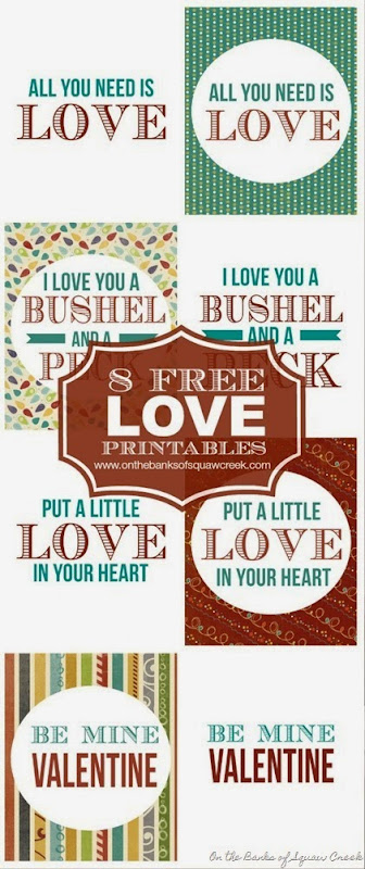 Free LOVE printables