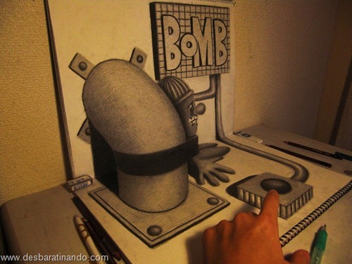 desenhos lapis 3D desbaratinando (4) desenhos lapis 3D desbaratinando (4)