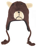 Fleece-lined Wool Hat Art No. 6312 Bear