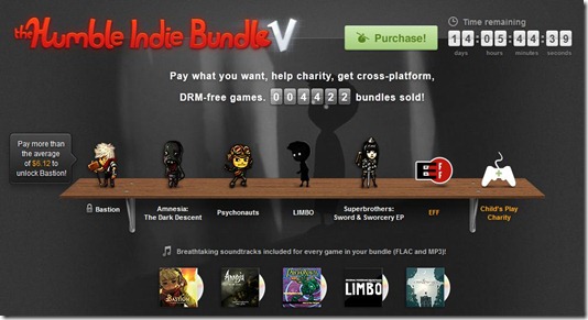 Humble indie bundle V