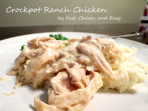 crockpot ranch chicken