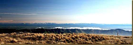 Alps mountains Canterbury plains