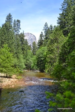 Half Dome in the distance