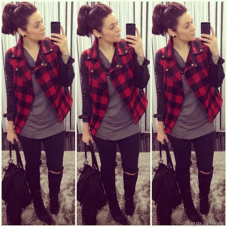 look jeans cardigã e xadrez tartan (1) look jeans cardigã e xadrez tartan (1)