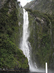 Milford Sound- waterfall