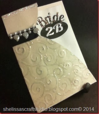 Bride 2B card