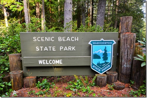 Scenic Beach Sign