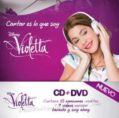 CD + DVD Violetta Cantar es lo que soy, Lista de temas: En venta desde