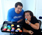 Alas, Rosie praises Spot and his billiard cupcakes and wishes him the best of luck in the Martha Stewart Living Radio Cupcake Contest. She even gave him an iPad as a reward!