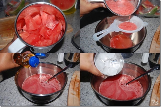 Watermelon juice process