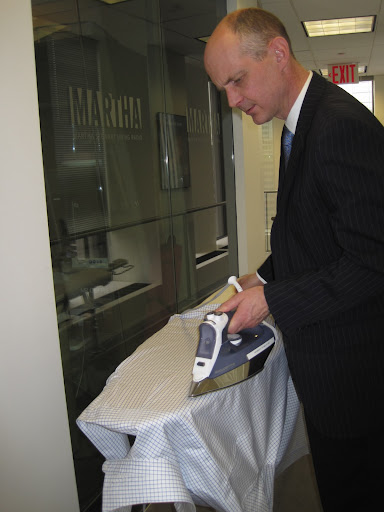 Use the feel of your hand to make sure the fabric is smooth.