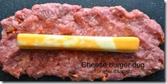 burger cheese dog