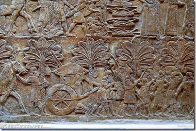 Nineveh, north palace of Ashurbanipal, after capture of Babylon, tb112004733