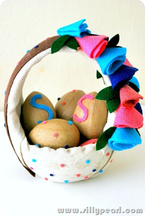 Restyled Ceramic Easter Basket