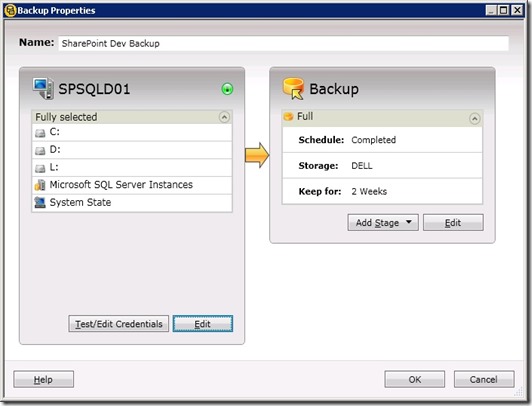Backup Properties without SharePoint