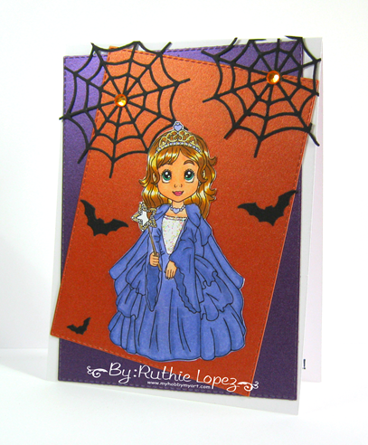 Inky Impressions - Princess Lili - Ruthie Lopez - Halloween Card