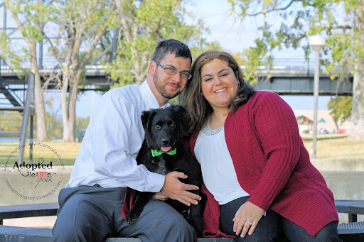 Prince Charming with his proud new parents.
(Photo by artist and animal advocate, Alissa Umberger, 14!)
Check out HeartsSpeak.org to learn how artists can help homeless animals in need