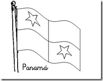 panama bandera para colorear 1 panama bandera para colorear 1