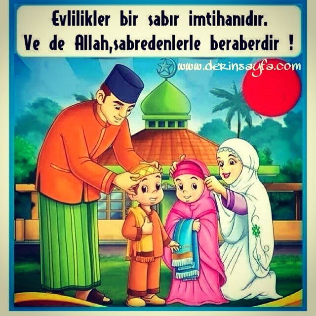 &quot;Evlilik bir sabır imtihanıdır ve ALLAH (c.c
