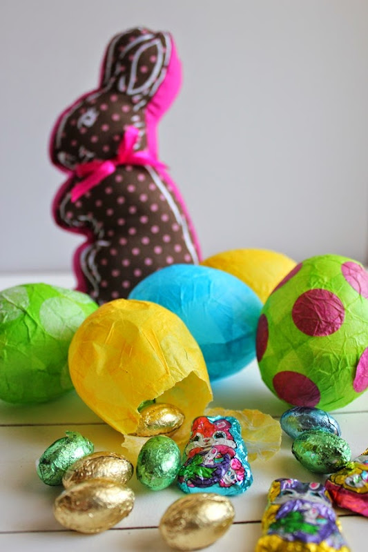 Paper Mache Easter Eggs