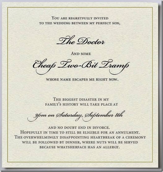 wedding invitation-tramp