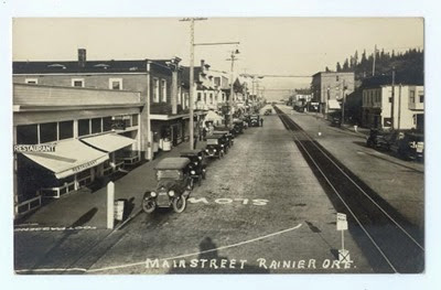 A Street in Rainier, Oregon