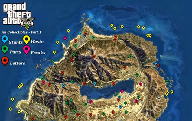 gta 5 collectible locations map 02b