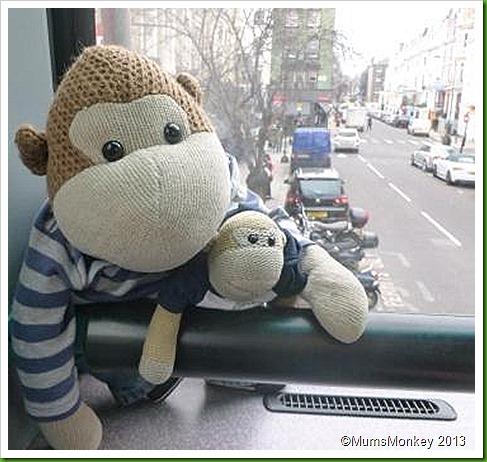 Upstairs on London Bus Upstairs on London Bus