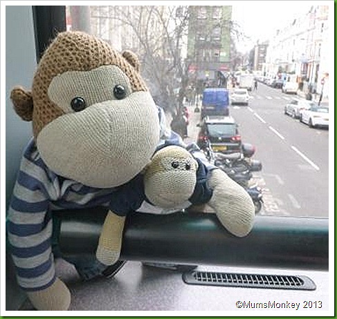 Upstairs on London Bus