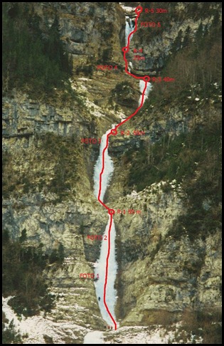 Valle de Pineta - La Sarra 250m III WI4  (urboneti.blogspot.com)