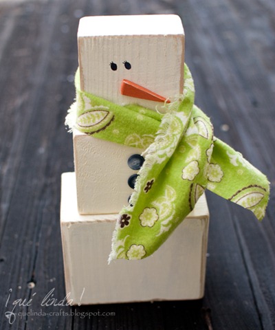 wooden snowman tutorial