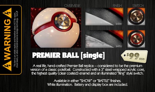 Replica Pokeball Premier Ball PTX
